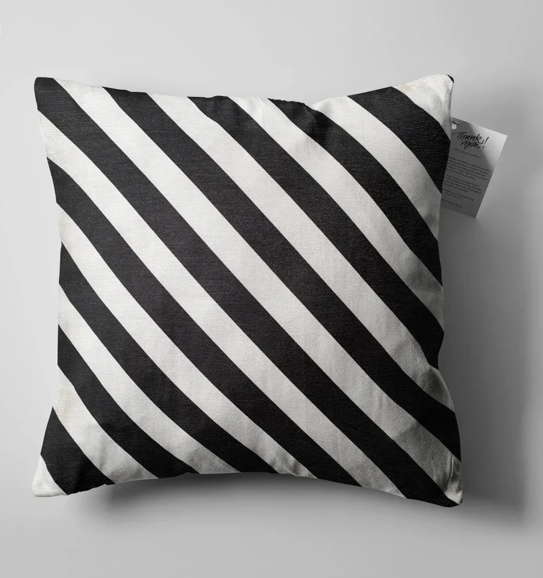 Diagonal Stripe Throw Pillow Cover 18x18 Inches Diagonal Stripe Throw Pillow Cover 18x18 Inches
