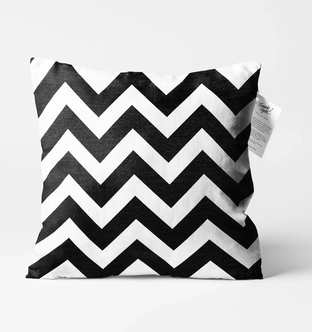 Modern Zigzag Throw Pillow Cover 18x18 Inches